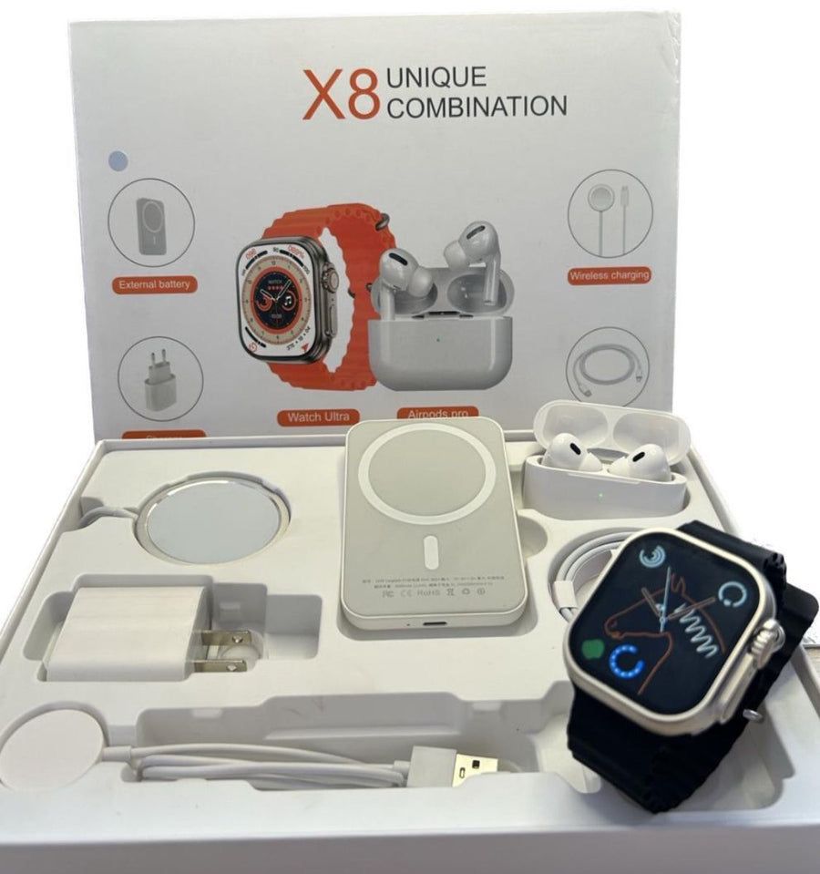 Reloj Smart Watch en combo x8 Power Bank
