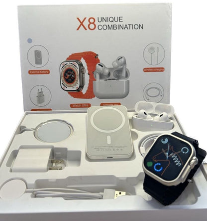 Reloj Smart Watch en combo x8 Power Bank